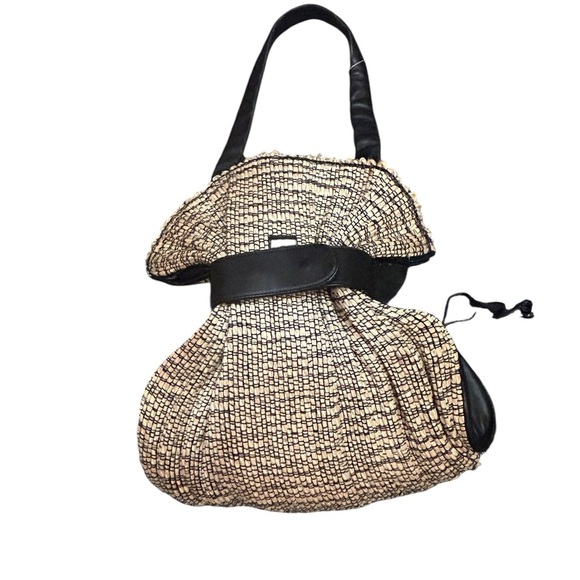 Renato Angi Beige Bag Flower Leather Strap Handbag - Picture 3 of 15